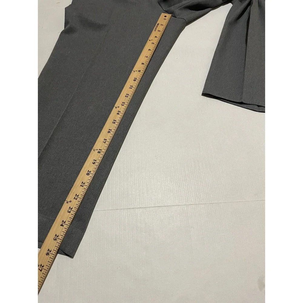 Vintage Levi's Action Slacks 36 X 26 Charcoal Gray Dress Pants USA Polyester